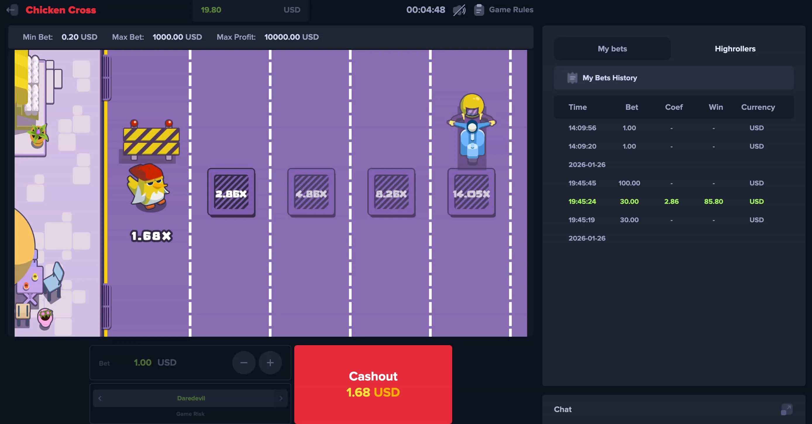 Approcci per Ottimizzare i Risultati in Chicken Cross
